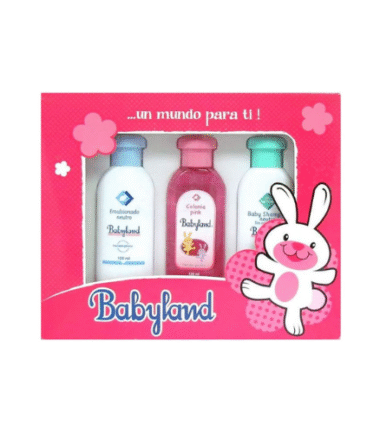 Estuche para Regalo Niña Babyland incluye Shampoo, Emulsionado y Colonia de 125 ml