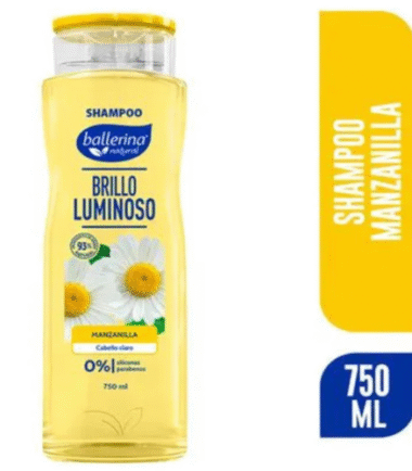 Shampoo Ballerina Manzanilla Frasco 750 ml