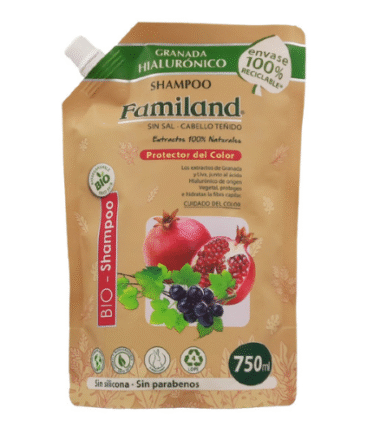 Shampoo Familand Granada Hialurónico Doypack 750 ml
